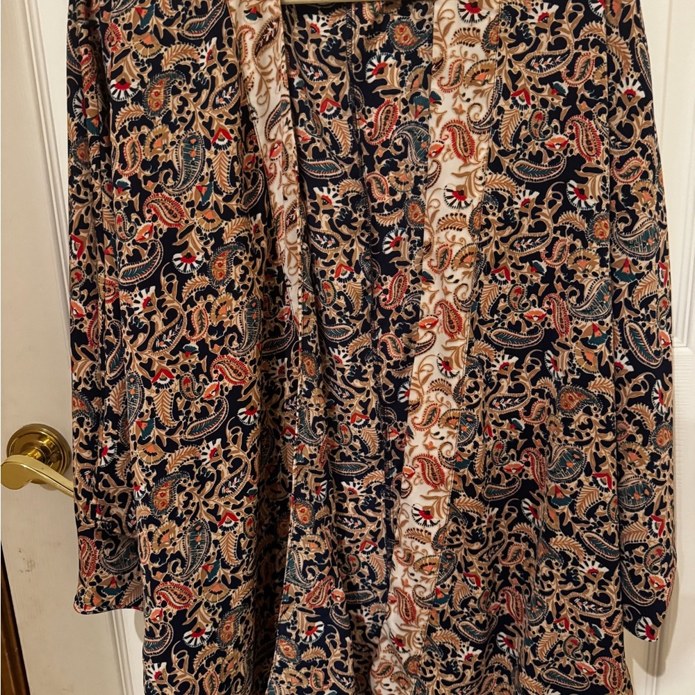 Entry Paisley Patterned kimono